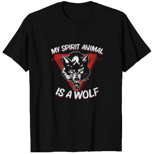 Evil Wolf Face Moon Wolves Gift T Shirts