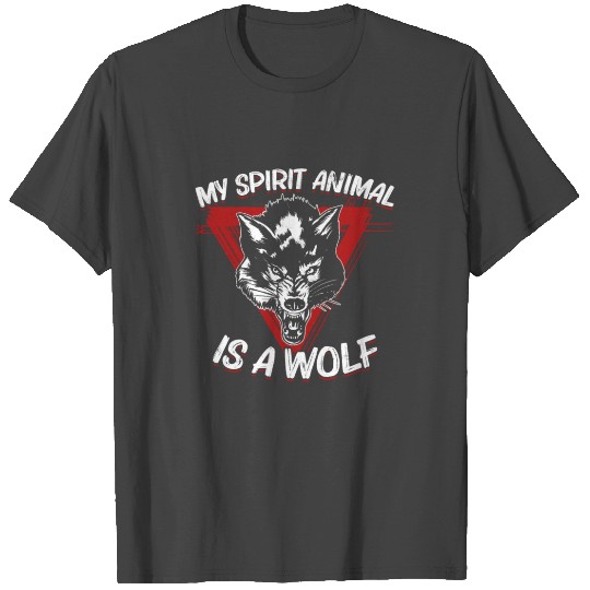 Evil Wolf Face Moon Wolves Gift T Shirts