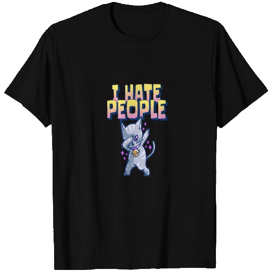 I Hate People Cat T Shirts