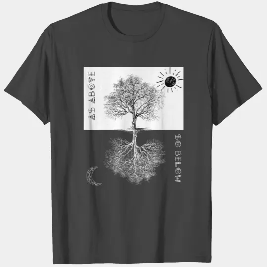 As Above so Below, Tree of Life ,Occult, Magic ,Al T Shirts