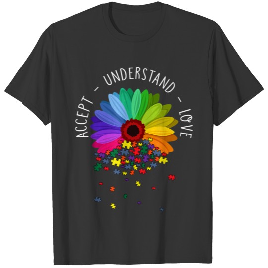 floral autism awareness daisy flower mom women T Shirts
