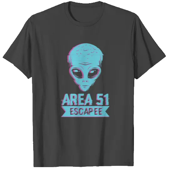 Area 51 Escapee Alien Halloween Costume T Shirts