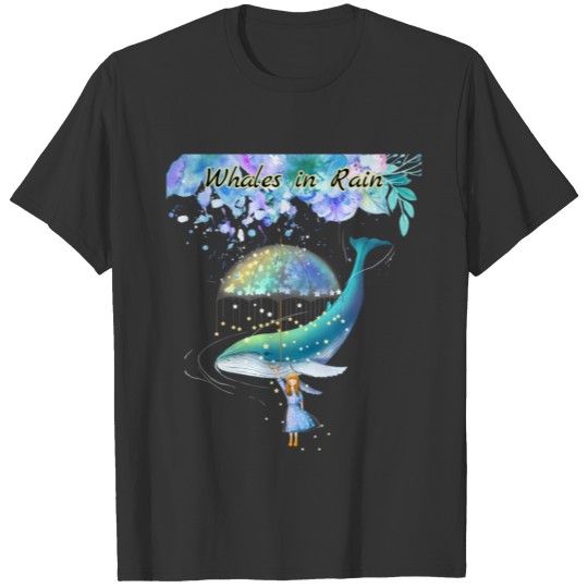 Whales in Rain T-shirt