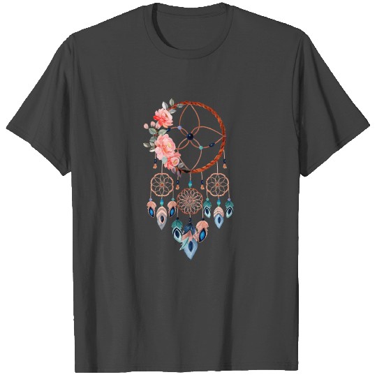 Watercolor Dream Catcher T Shirts