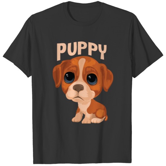 Funny Dogs Puppy Eyes Dog Graphic T Shirts