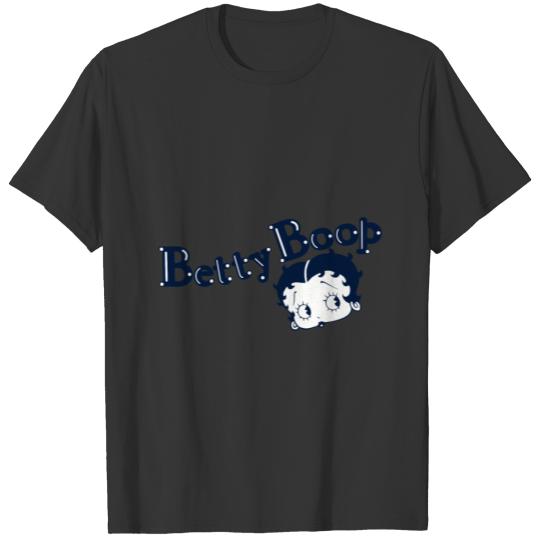 Betty Boop Head Retro Character Long-Sleeve T-Shir T Shirts