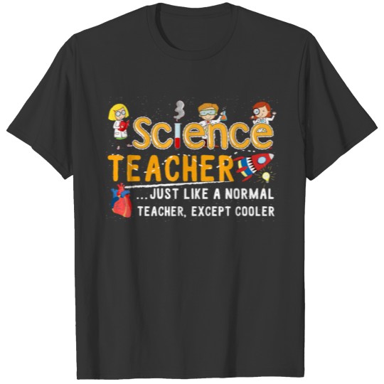 Funny Heart Love Science Biology Teacher Cooler T Shirts