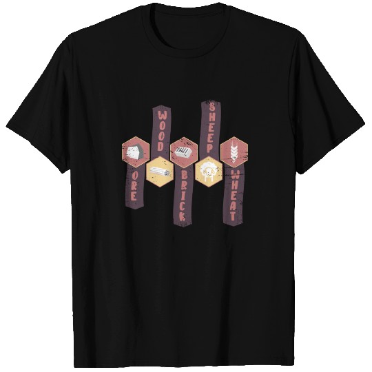 board game, settlers, board game settler T Shirts