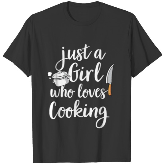 Cook Girl Head Chef Gourmet Chef Hat Cuisine T Shirts
