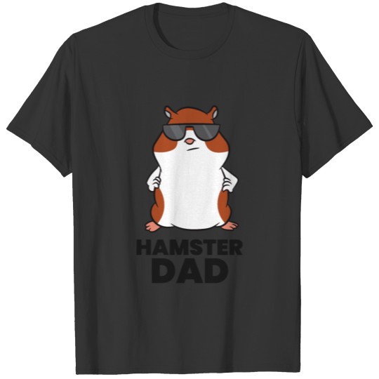 Hamster Dad Funny Hamster Papa T Shirts