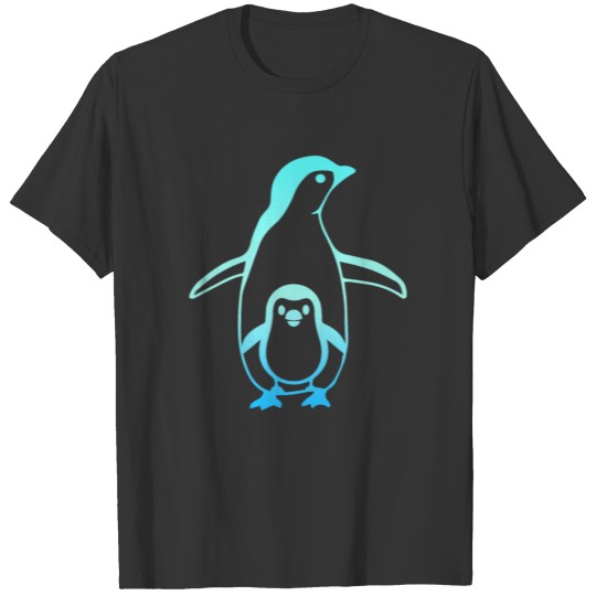 Penguin Father and Son Tattoo Animals Gift Idea T Shirts