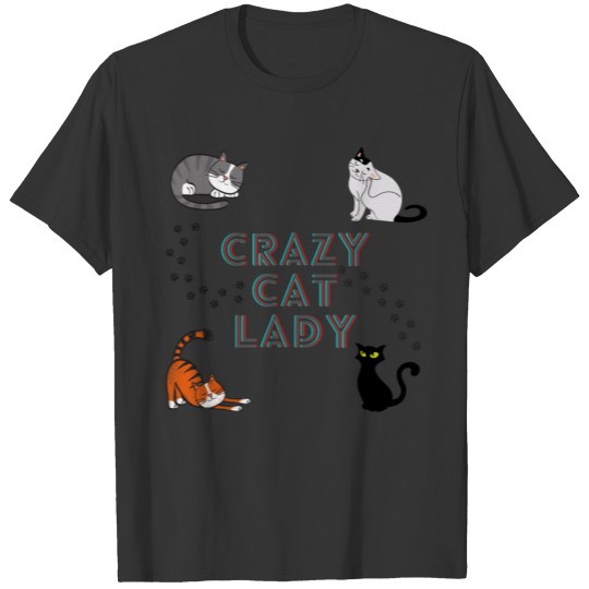 CRAZY CAT LADY T-shirt