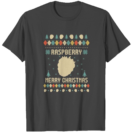 RASPBERRY Funny Ugly Sweater Vintage Retro T Shirts