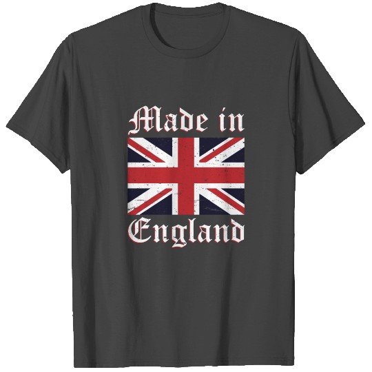 Cool United Kingdom Flag Union Jack Made In Englan T Shirts