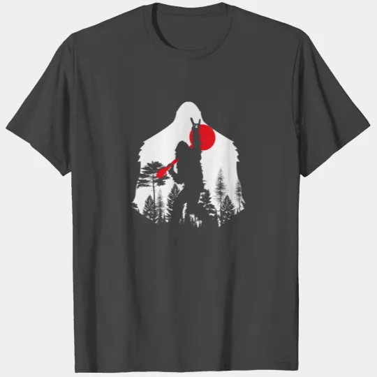 Grassquatch Bigfoot Sasquatch Yeti Banjo T Shirts