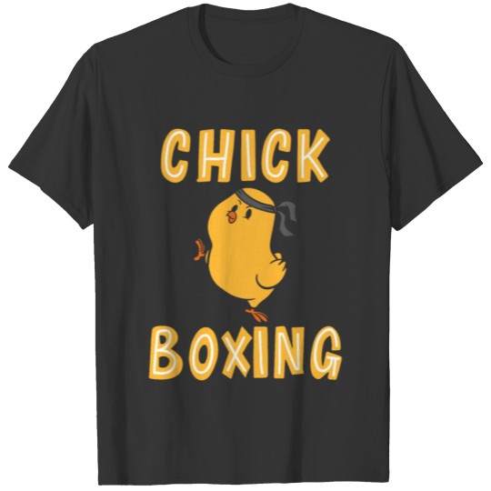 Kickboxing Chickboxing Kick Boxing Workout graphic T-shirt