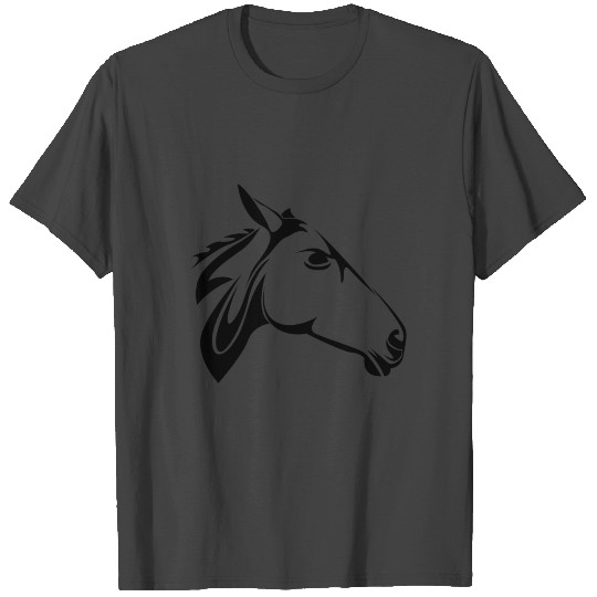 Classic horse head clean modern design T Shirts