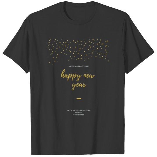 happy new year design T-shirt
