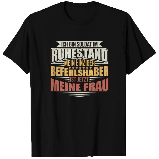 Veteran German Armed Forces Pension T Shirts