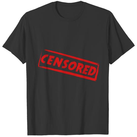 Censored Hidden Anonym Privacy T-shirt