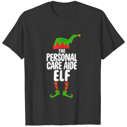 The Personal Care Aide ELF Tee Christmas Holiday T-shirt