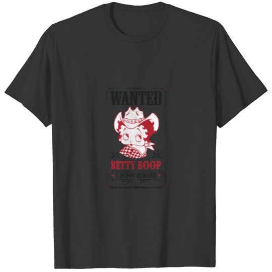 Betty Boop Wanted Poster T Shirts