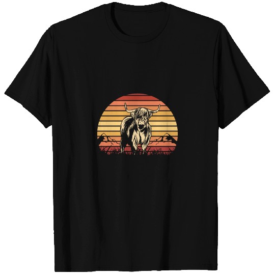 highland cow T Shirts
