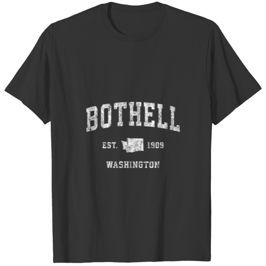Bothell Washington Wa Vintage Athletic Sports Desi T Shirts