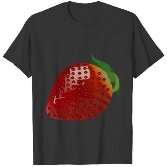 strawberry with green top T Shirts