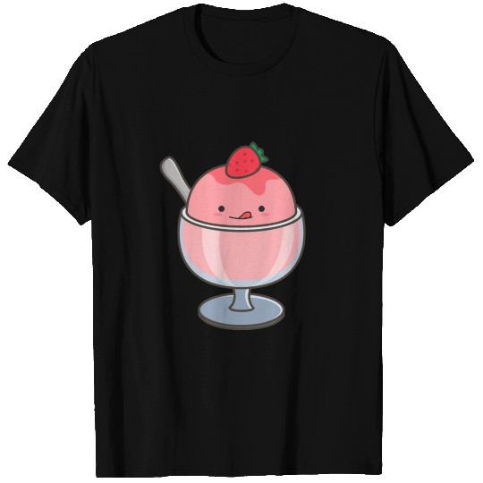 Strawberry Ice Cream T Shirts