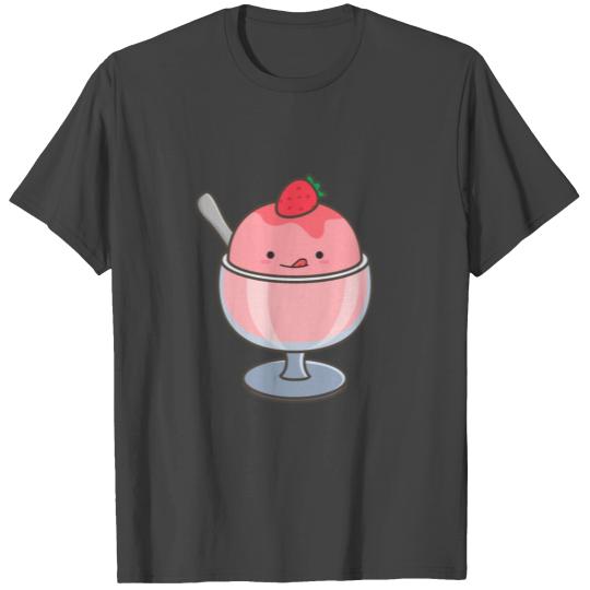Strawberry Ice Cream T Shirts