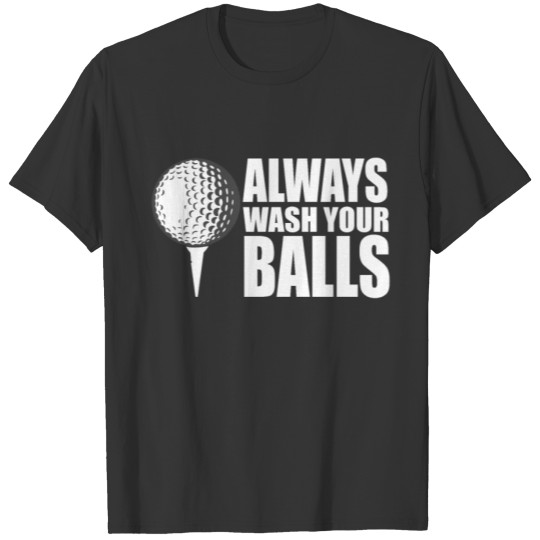 Golfball Player Golfer Cart Big Putts Golfing Club T-shirt