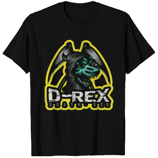 Scary Drex Death Rex Creepy Spooky Skeleton T Shirts