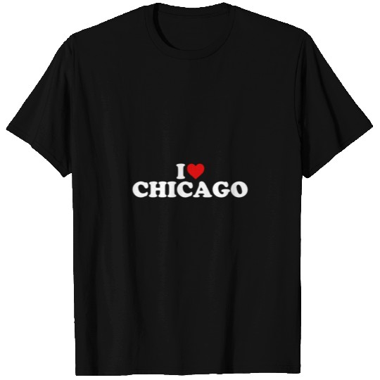 I Love Chicago Heart T Shirts