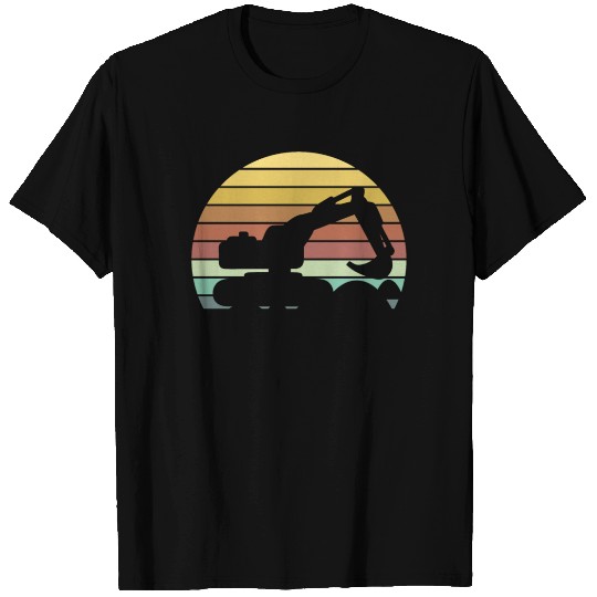 Excavator construction vehicles T Shirts