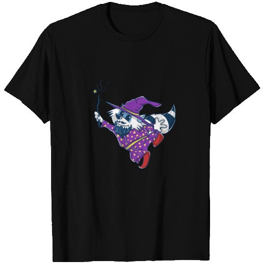 Raccoon Wizard T Shirts
