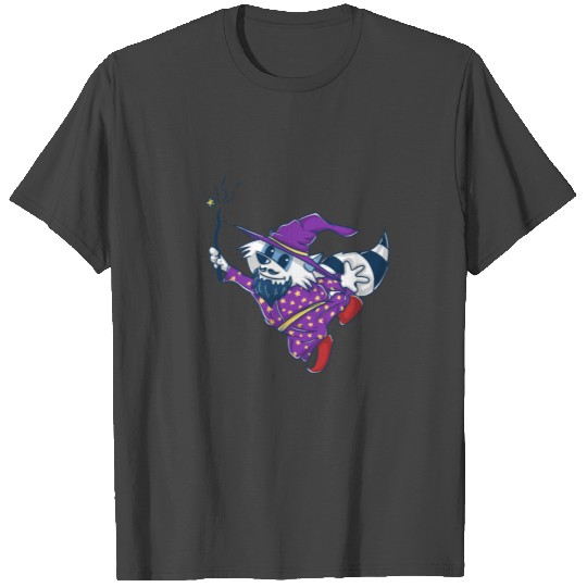 Raccoon Wizard T Shirts