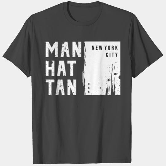 manhattan NEW YORK CITY GIFT T Shirts