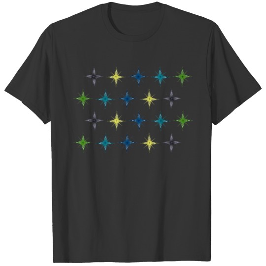 Multi Star pattern T-shirt