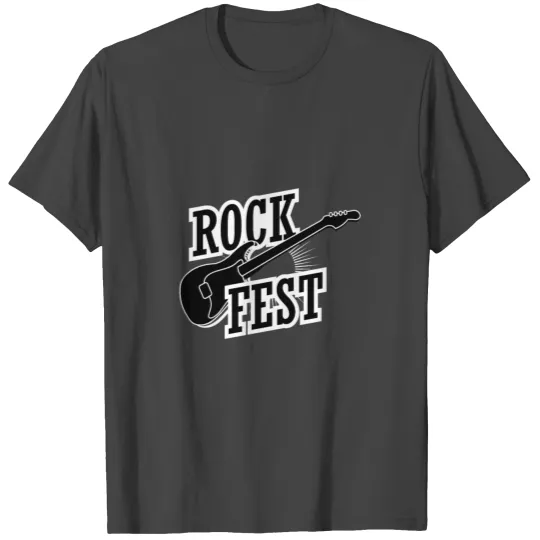 Guitar Rock Solid T Shirts