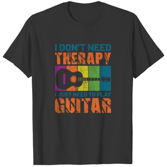 Acoustic guitar playing T-shirt