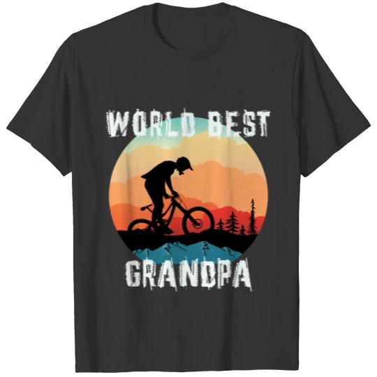 Grandpa Motorcross Worlds Best Uncle Vintage T-shirt
