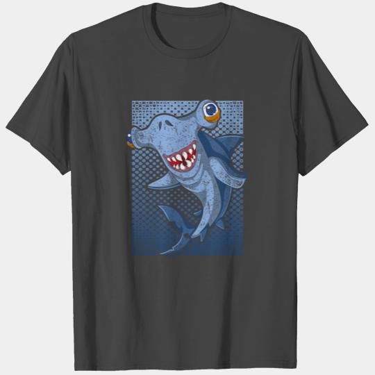 Hammerhead shark Ocean T Shirts