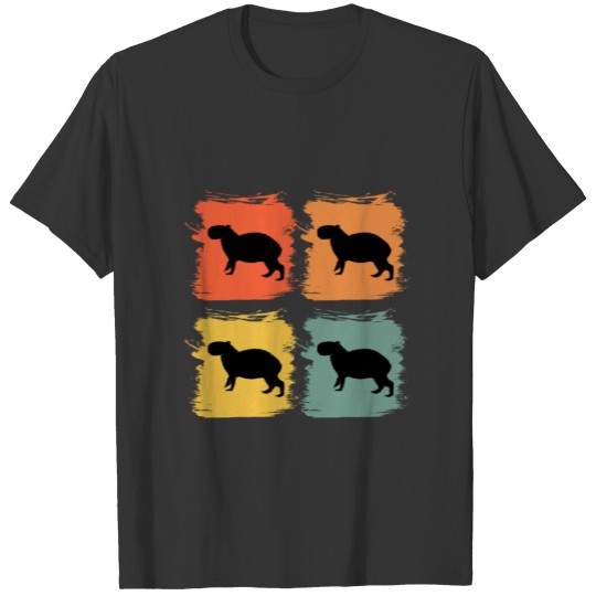 Capybara Animal Retro Pop Art Gift Idea T Shirts