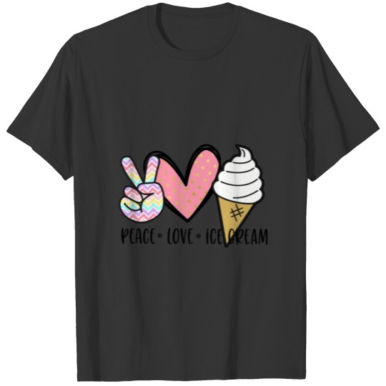 Cute Kawaii Gift for Teen Girl Teenager Peace Love T Shirts