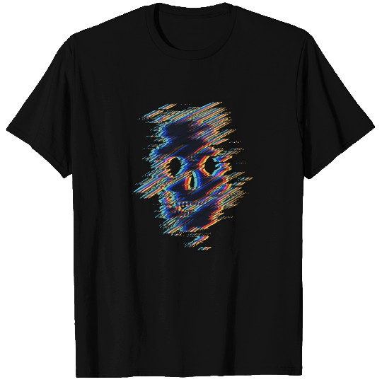 Psychedelic Skull illusion T Shirts