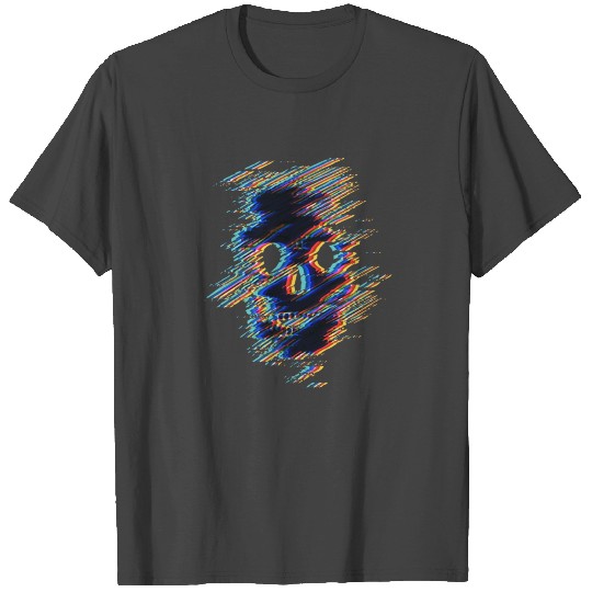 Psychedelic Skull illusion T Shirts