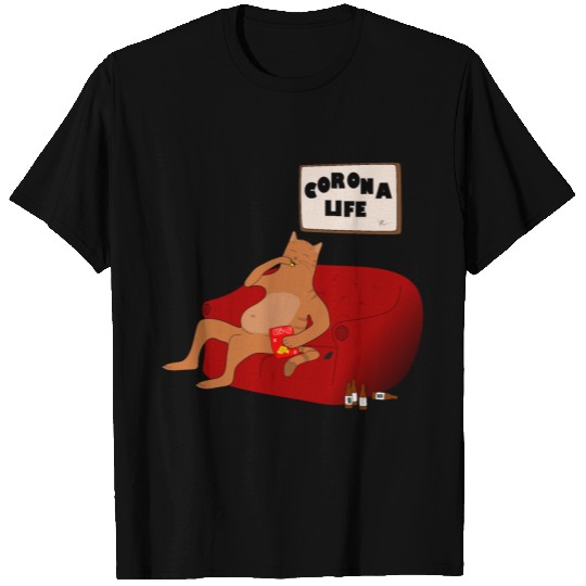 Corona Cat 2 T Shirts