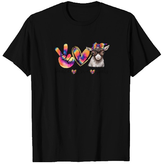 Peace Love Goats T Shirts