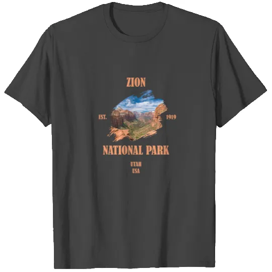 Zion National Park USA Utah T Shirts